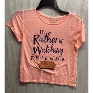 FRIENDS TV SHOW Women's (Size XS) Short Sleeve Round Neck Sleep Shirt